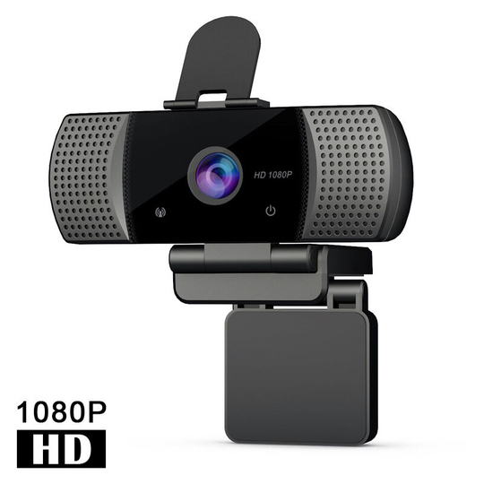 Ilovemilan - 1080P webcam with microphone, emeet C960 webcam, 2 microphone streaming webcams with privacy cover, 90 ° view computer camera, plug and