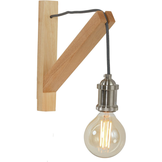 Sienna Dion Wall Light Wood Blank
