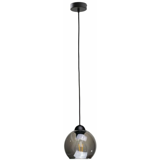 Keter Yuno Dome Pendant Ceiling Light Black, 15cm, 1x E27