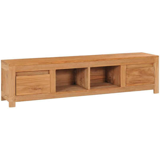 Vidaxl - tv Cabinet 135x30x35 cm Solid Teak Wood Brown
