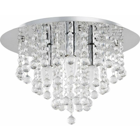 Keter Crystel Ceiling Light K9 Crystal, 35cm, 3x E27