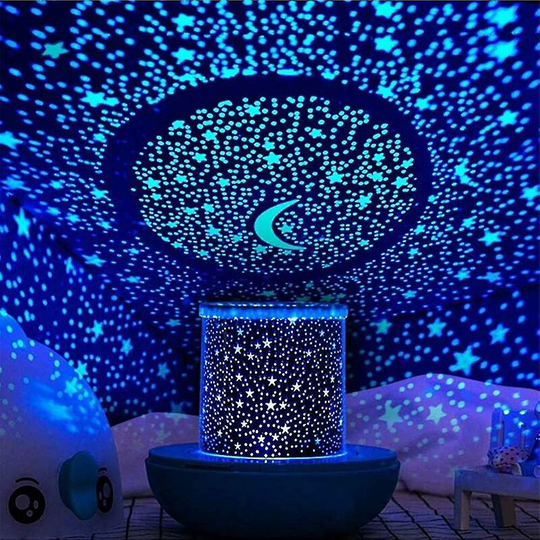Star projector night light for kids with timer, rotation and remote control,