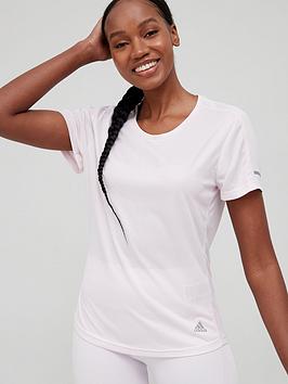 Adidas Aktiv Running Womens T-Shirt - Light Pink