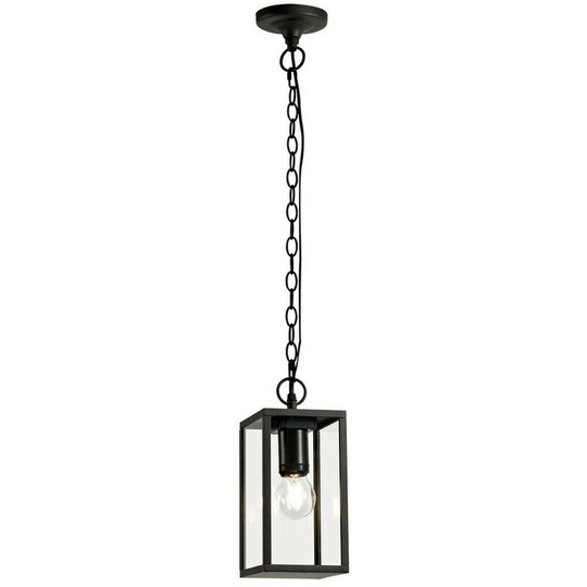 Ceiling Pendant, 1 x E27, IP54, Graphite Black - Luminosa Lighting