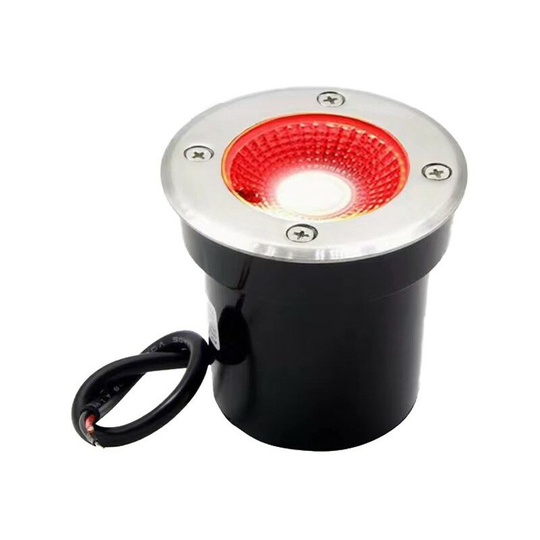 3W 12V P67 Waterproof Landscape Light for Pathways, Patios, Steps, Outdoor Garden Lighting (rgb) Red Light