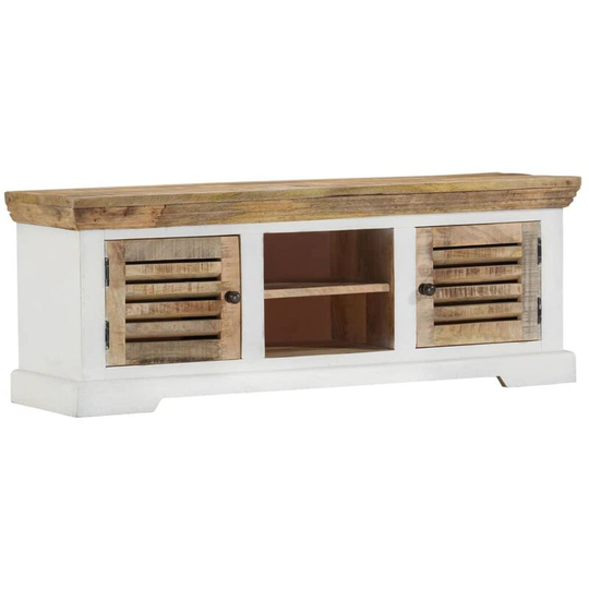 Vidaxl - tv Cabinet 110x30x40 cm Solid Wood Mango Brown