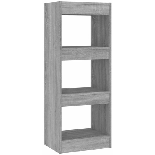 Book Cabinet/Room Divider Grey Sonoma 40x30x103 cm Engineered Wood Vidaxl Grey
