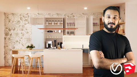 The Complete Vray 5 for Sketchup Course for Kitchen Design
