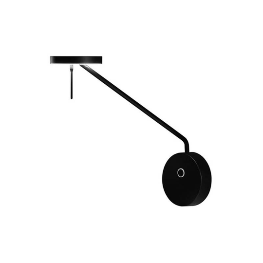 Grok Invisible - led Wall Reading Light Matt Black Touch dimmer 765lm 3000K