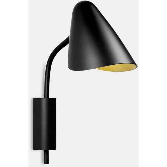 Leds-C4 Organic - Wall Light Organic Black Golden 1x E14