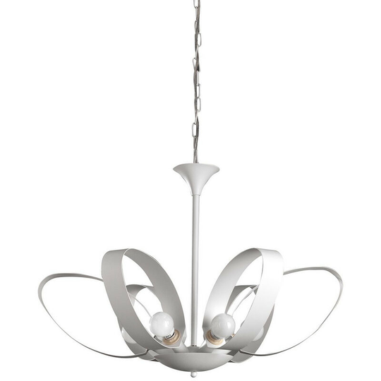Onli Lighting - Onli Serena Designer 6 Light Pendant Ceiling Light, White