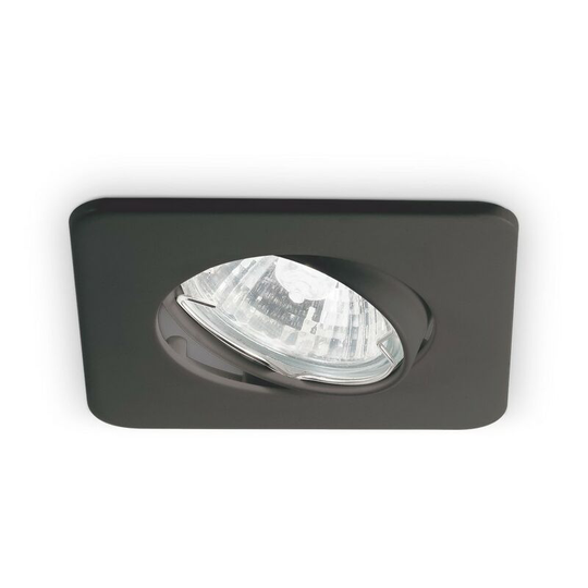 Ideal Lux Lighting - Ideal Lux lounge - Indoor Recessed Downlight Lamp 1 Light Black, GU10