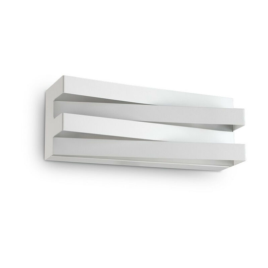 Ideal Lux led Decorative Integrated led Wall Light White, 4000K