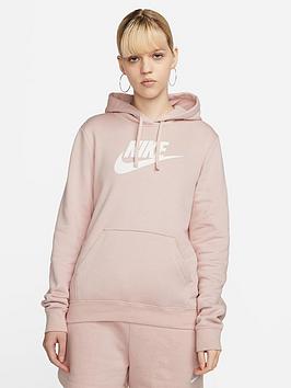 Nike NSW Club Fleece GX Overhead Hoodie - Light Pink, Light Pink, Size Xs, Women