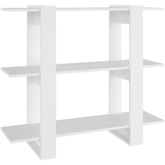 Book Cabinet/Room Divider White 100x30x87 cm Vidaxl White