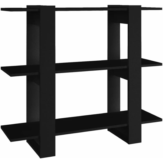 Book Cabinet/Room Divider Black 100x30x87 cm Vidaxl Black