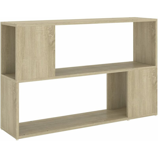 Book Cabinet Sonoma Oak 100x24x63 cm Engineered Wood Vidaxl Brown