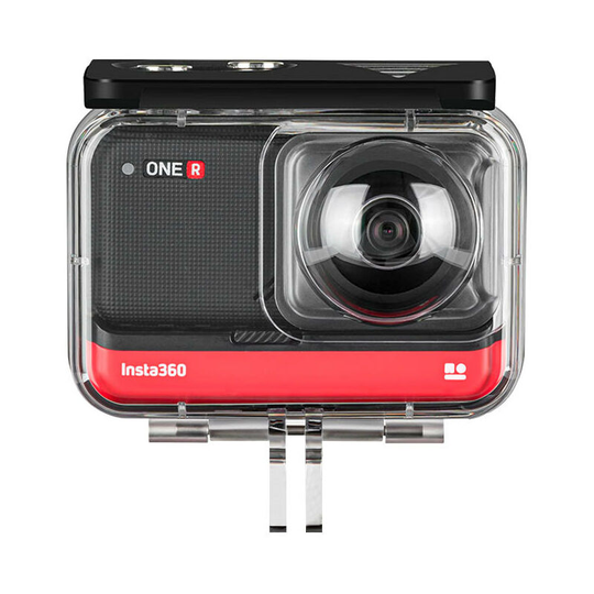 Deckon - Waterproof Diving Housing for Insta360 One r 360 Degree Panoramic Action Camera, 40M Underwater Diving Protective Shell with Bracket