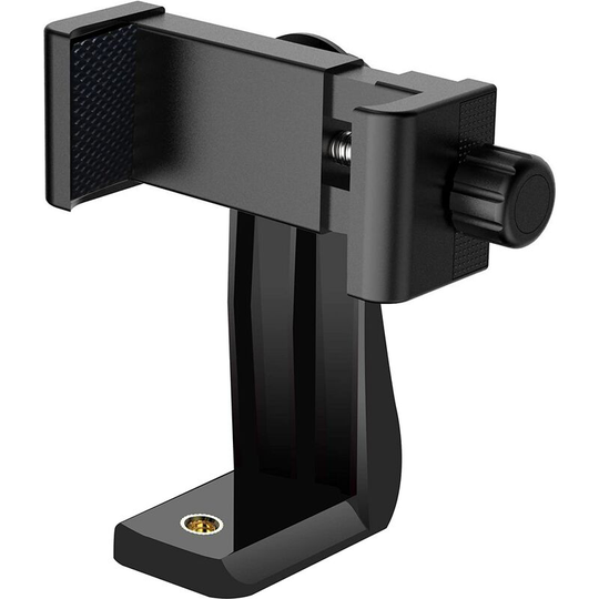 Joorrt - Phone Mount Holder Head for Tripod Standard Screw Adapter Rotatable Digital Camera Holder Selfie Lens Monopod Adjustable Ring Light for