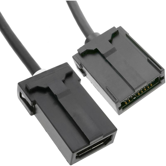 BeMatik - Cable HDMI 1.4 HDMI A female to HDMI E of 1.5m for cars and automotive