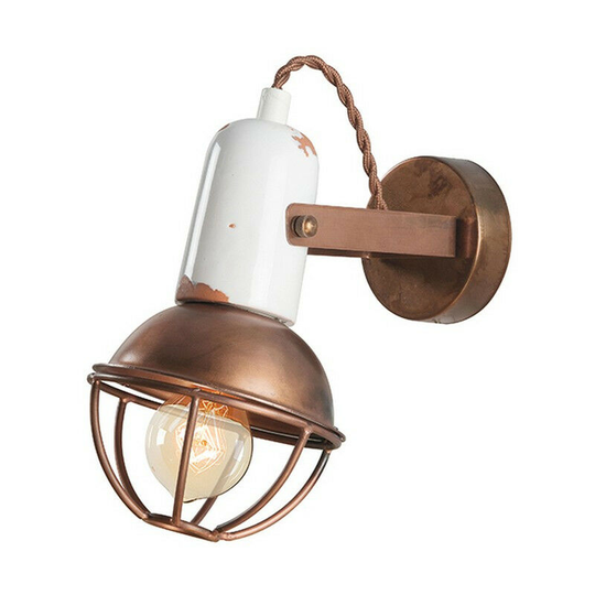 Larissa Lighting - Larissa Latsia Sconce Wall Lamp 1 Light Clay- Metal Copper Rusty