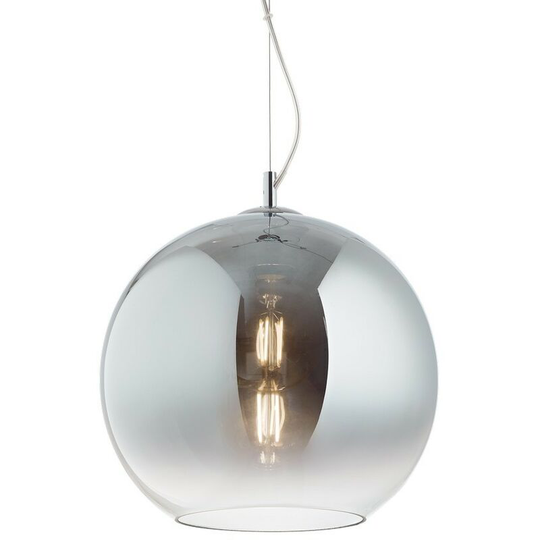 Ideal Lux nemo - Indoor Dome Ceiling Pendant Lamp 1 Light Chrome Shades, E27