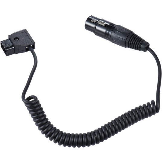 Andoer - D-Tap Male to xlr 4-Pin Female Adapter Power Supply Cable Cord for V-mount Battery Plate Camcorder Monitor