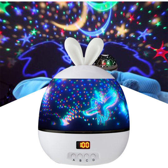 Devenirriche - Star Projector Night Light for Kids, Baby Projector Lamp for Bedroom, Rotating Starry Sky Projector, Birthday Christmas Gifts for Boys