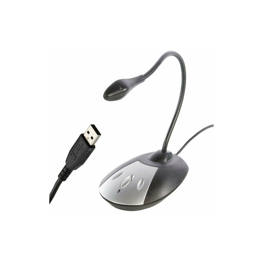 Usb Desktop Stand Microphone Mic Noise Cancelling Flexible voip Skype