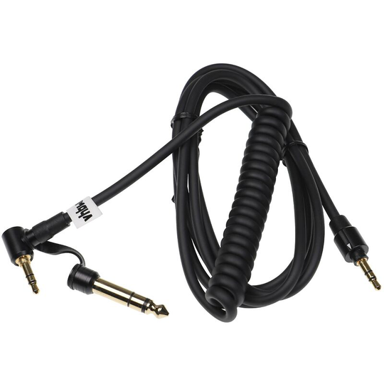 Vhbw - Audio aux Cable compatible with Dr. Dre Monster Beats Mixr, Pro, Solo Headphones - With 3.5 mm Jack to 6.3 mm, 150cm, Black
