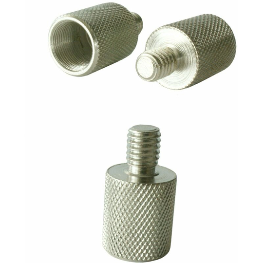 Microphone Mic Clip Stand Thread Adapter 3/8' Outer Plug to 5/8' Inner Converter