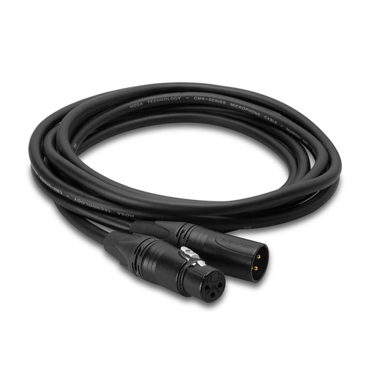 Hosa Edge Microphone Cable Neutrik XLR3F to XLR3M 25 ft