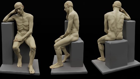 Blender Anatomy Course: Learn Male Human Anatomy
