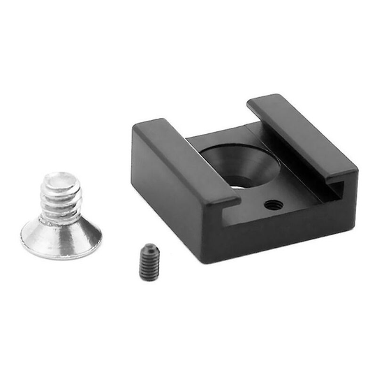 Cold Shoe Mount Adapter for dslr Camera for led Video Microphone Monitor