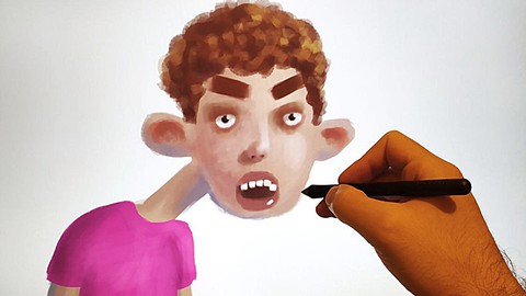 Drawing Funny Character In Photoshop Vol. 3