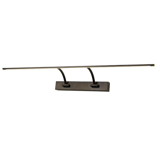 Luminosa Lighting - Luminosa Large 2 Arm Wall Lamp, Picture Light, 1 x 16W led, 3000K, 1200lm, Sand Black, 3yrs Warranty