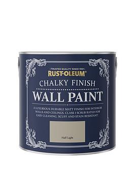 Rust-Oleum Chalky Finish Wall Paint In Half Light &Ndash; 2.5-Litre Tin