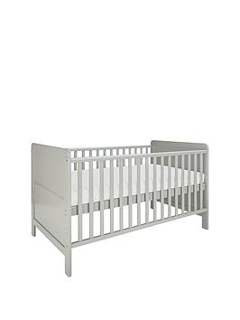 Little Acorns Cot Bed – Light Grey, Light Grey