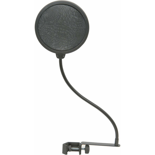 5' (125mm) Dual Microphone Pop Screen Flexible Gooseneck Studio Noise Filter