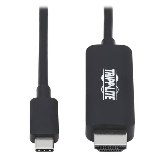 Tripp Lite U444-003-HBE USB-C to HDMI Adapter Cable (M/M) 4K 4:4:4 Thunderbolt 3 Compatible Black 3 ft. (0.9 m)