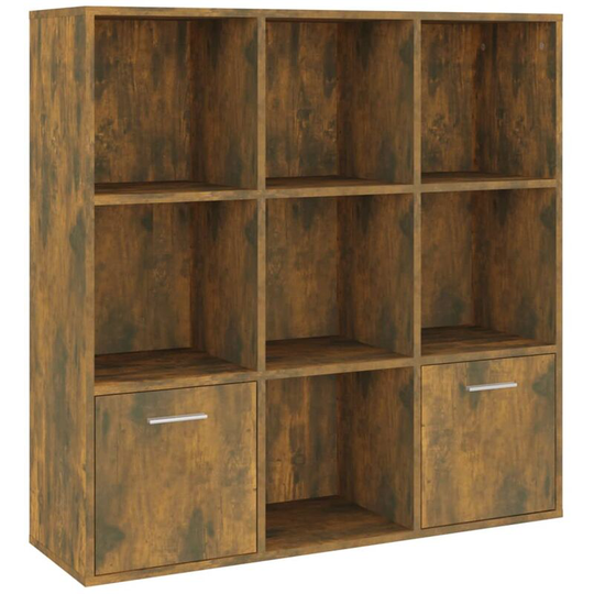 Vidaxl - Book Cabinet Smoked Oak 98x30x98 cm Brown