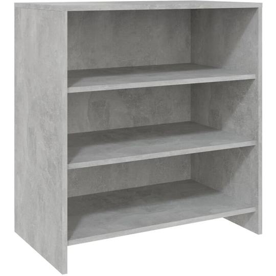 Sideboard Concrete Grey 70x40.5x75 cm Engineered Wood Vidaxl Grey