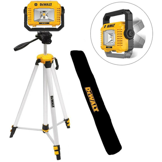 Dewalt - DCL077 18v xr led Light Tripod Site Light Pivot Head Cordless 2000 Lumen