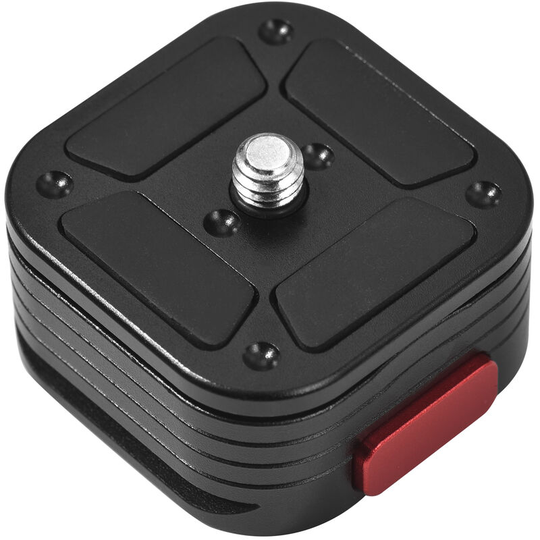 Multi-functional Mini Ball Head 360¡ãRotatable Aluminum Alloy Ballhead Adapter Tripod Head 1/4 Inch Screw & Cold s - Black