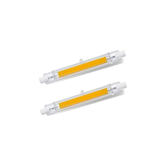 Aougo - R7S 118mm led Light Bulb Cool White 6500K, 850lm, R7S 8W cob led Halogen Equivalent R7S J118 100W 120W, 360 Degree, Non-Dimmable, R7S 118mm