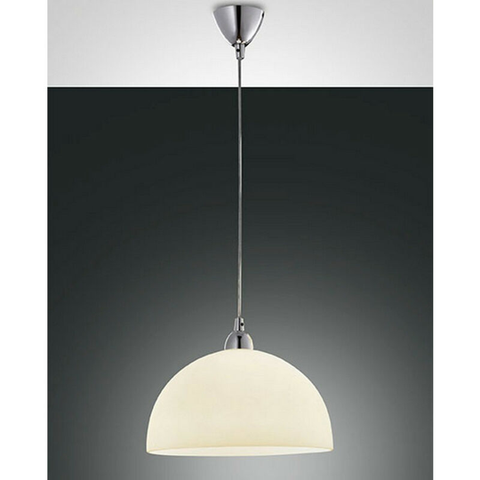 Fabas Luce Nice Dome Pendant Ceiling Lights Amber Glass, E27