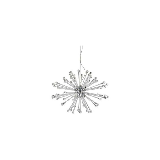 Ideal Lux Pauline - 8 Light Medium Spherical Ceiling Pendant Grey, Smokey, G9