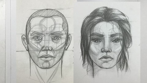 Pencil Drawing Portrait Drawing and Design Course