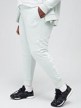 Adidas Linear Cuffed Pants (Plus Size) - Light Green