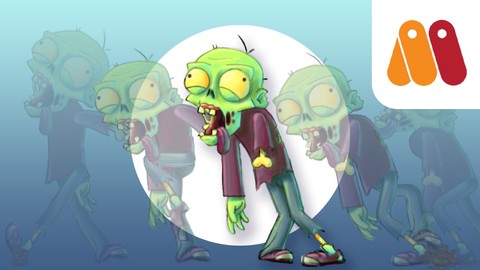 How to Draw a Zombie and Animate a Walk Cycle in Moho